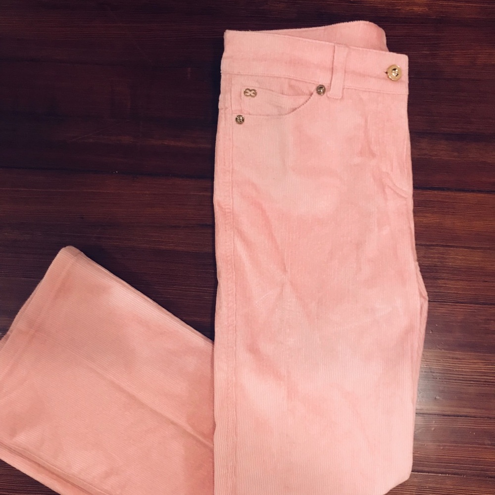 Perfectly pink Escada corduroy pants